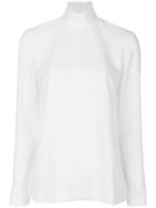 Sara Battaglia Roll Neck Sweatshirt - White