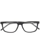 Boss Hugo Boss Matt-finish Square Frame Glasses - Black