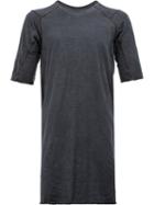 Isaac Sellam Experience Inspire T-shirt, Size: Xl, Grey, Cotton/calf Leather