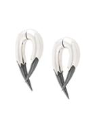 Kasun London Vampire Claw Earrings - Metallic