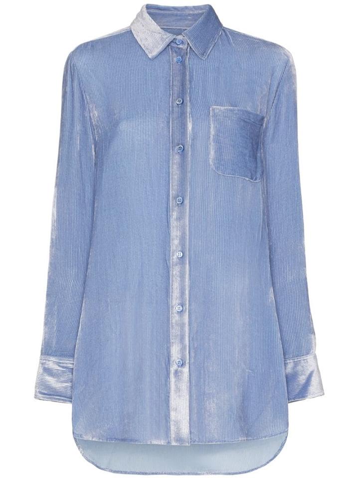 Sies Marjan Sander Cord Shirt - Blue