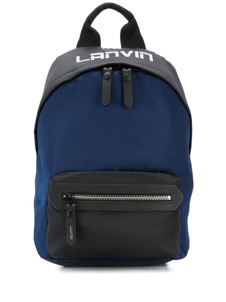 Lanvin Colour Block Backpack - Black