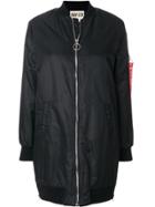 Aniye By Oversized Bomber Jacket - Black