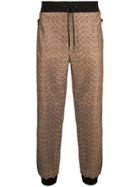 Coach Printed Track Pant Trousers - Brown