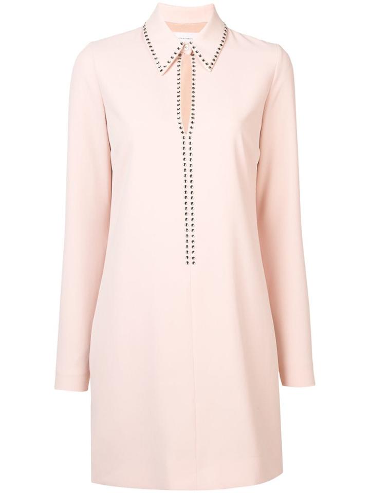 Victoria Victoria Beckham Studded Keyhole Collared Dress - Unavailable