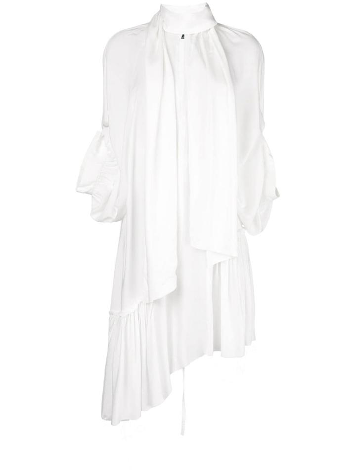 Ann Demeulemeester Asymmetric Dress - White