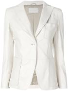 L'autre Chose Single-breasted Blazer - White