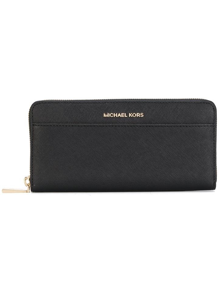 Michael Michael Kors Jet Set Travel Wallet - Black