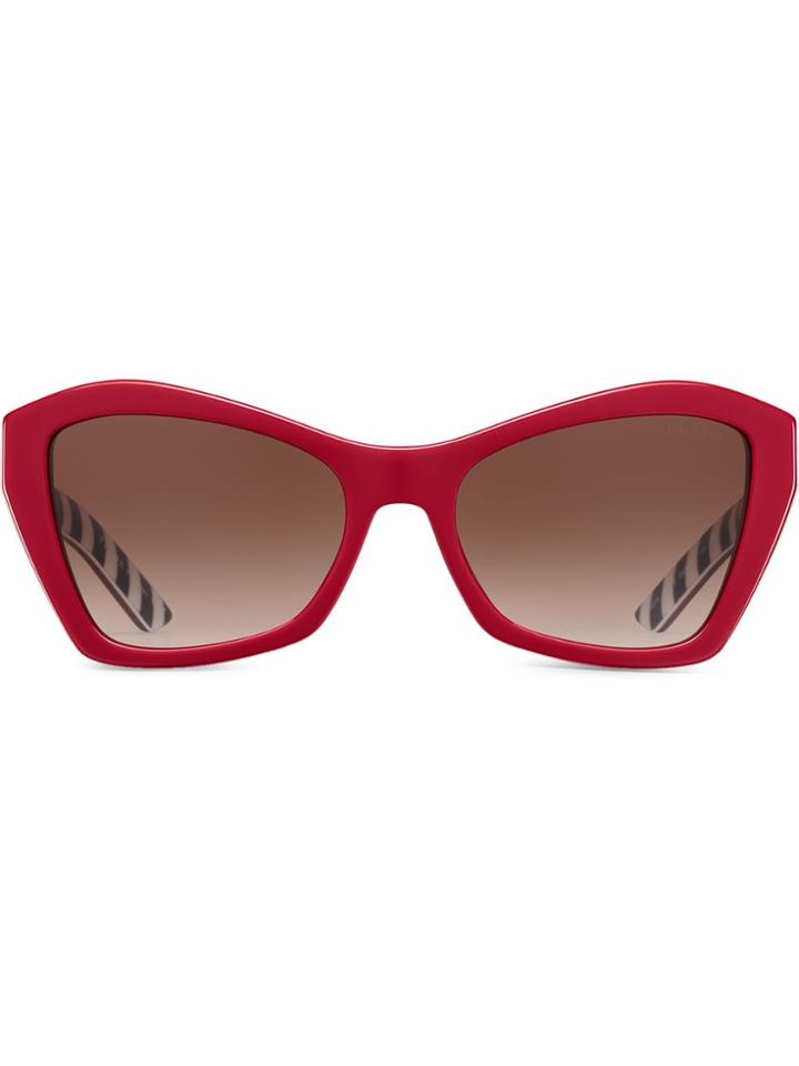 Prada Eyewear Prada Disguise Sunglasses - Red