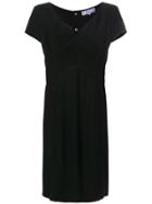 Thierry Mugler Vintage Shortsleeved Fitted Dress - Black
