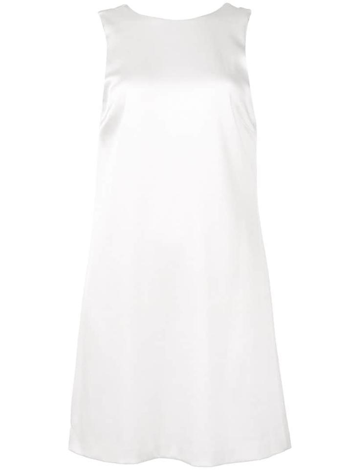 Alice+olivia Draped-back Mini Dress - White