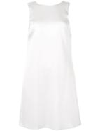 Alice+olivia Draped-back Mini Dress - White