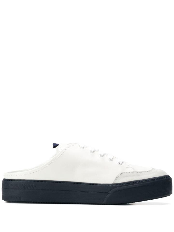 Sunnei Contrast Mule Sneakers - Blue