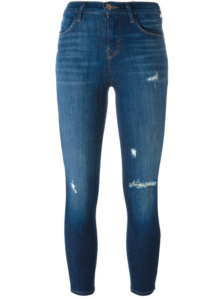 J Brand 'alana' Skinny Jeans, Women's, Size: 27, Blue, Cotton/polyester/spandex/elastane