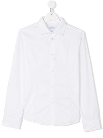 Siola Teen Classic Long Sleeve Shirt - White
