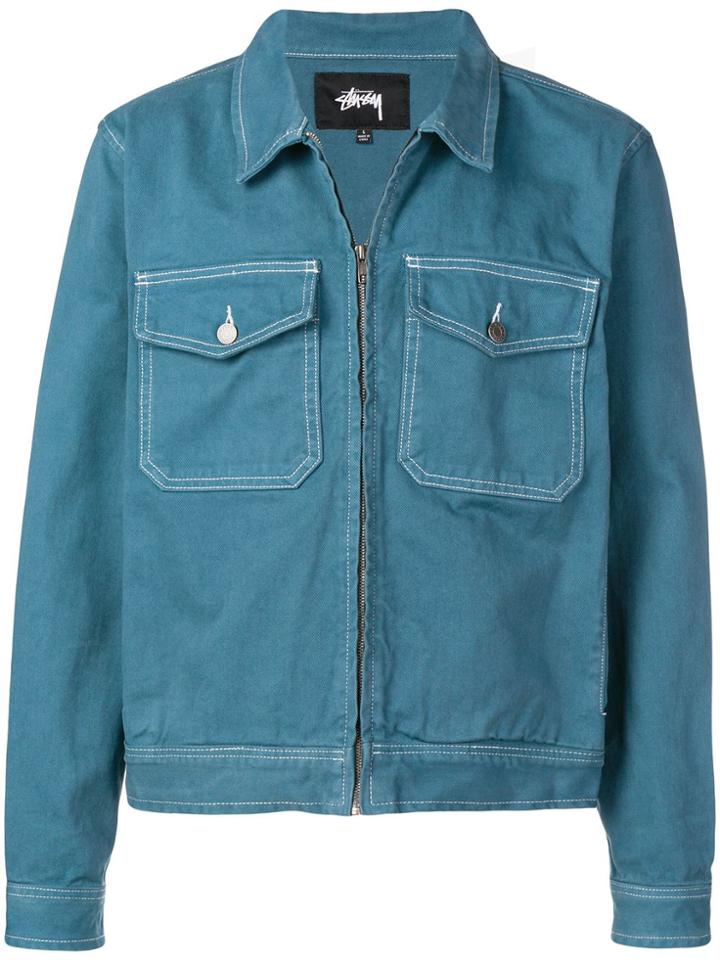 Stussy Garage Jacket - Blue