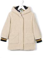 Bellerose Kids Hooded Coat, Girl's, Size: 8 Yrs, Nude/neutrals