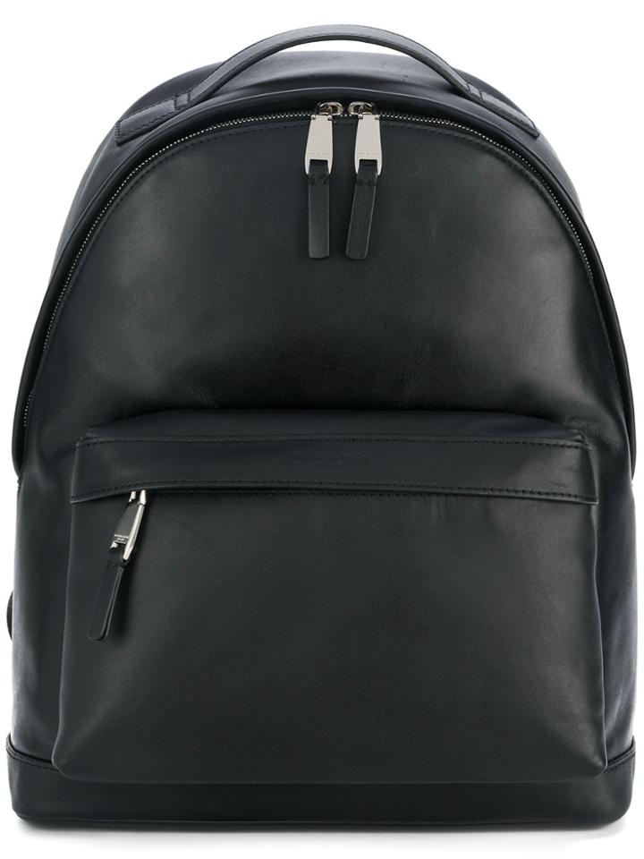 Michael Kors Collection Front Pocket Backpack - Black