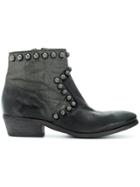 Strategia Studded Ankle Boots - Metallic