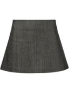 321 Short Denim Skirt, Women's, Size: Xs, Blue, Cotton/spandex/elastane