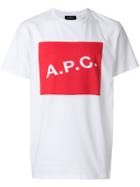 A.p.c. Logo Print T-shirt - White