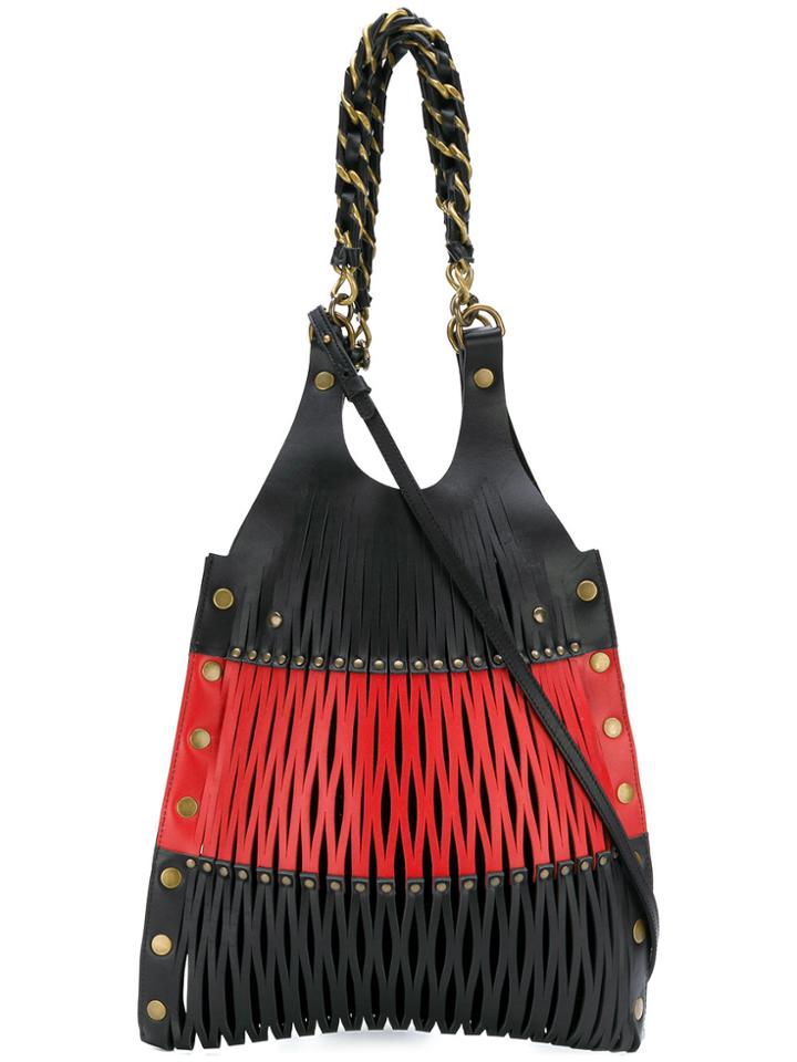 Sonia Rykiel Le Baltard Bicolour Tote - Black