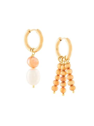 Sandralexandra Tripode Asymmetric Earrings - Gold