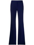 Alexander Mcqueen Flared Tailored Trousers - Blue