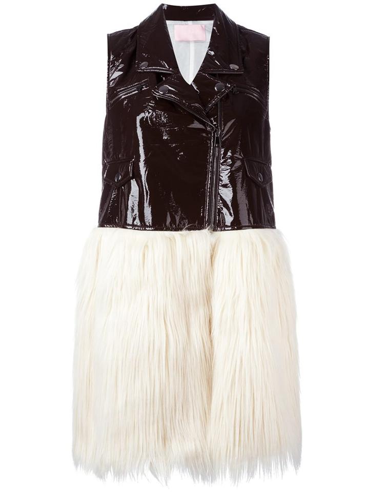 Giamba Biker Fastening Mid-length Coat