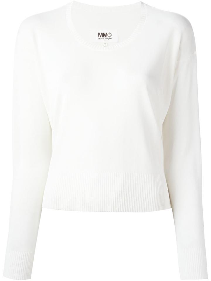Mm6 Maison Margiela Cropped Sweater