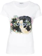Dondup - Printed T-shirt - Women - Cotton - L, White, Cotton