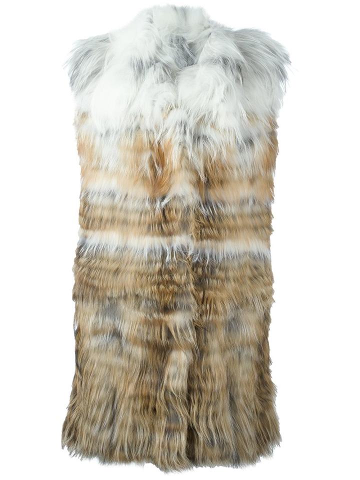Yves Salomon Degrade Fur Vest