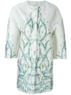 Giambattista Valli Floral Jacquard Coat