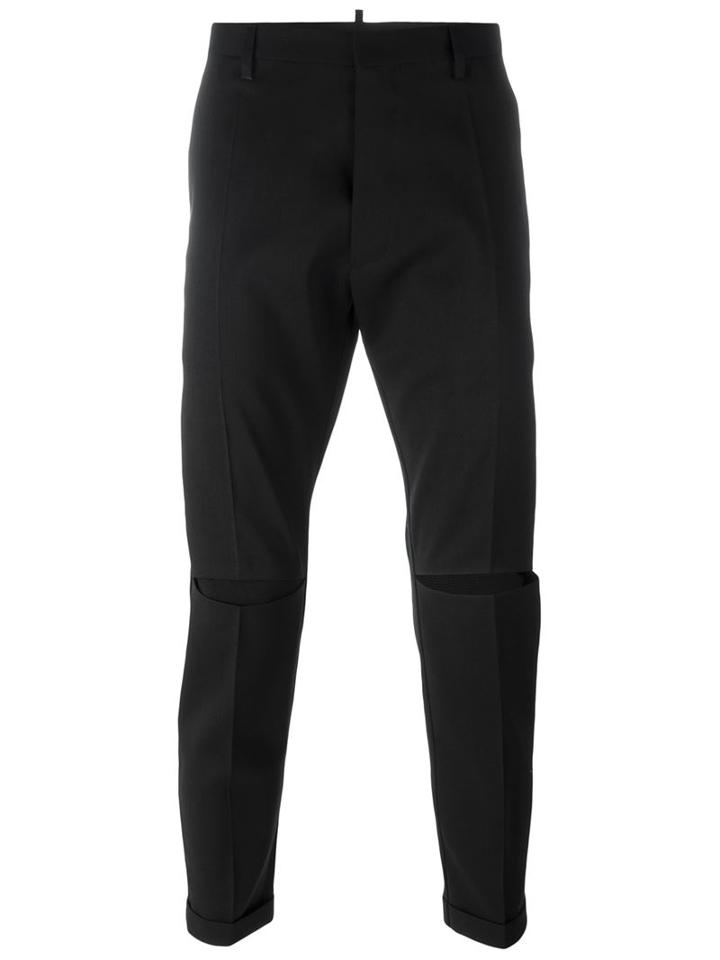 Dsquared2 Exposed Knee Cropped Trousers