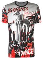 Dolce & Gabbana Agrigento Music T-shirt, Men's, Size: 48, Grey, Cotton