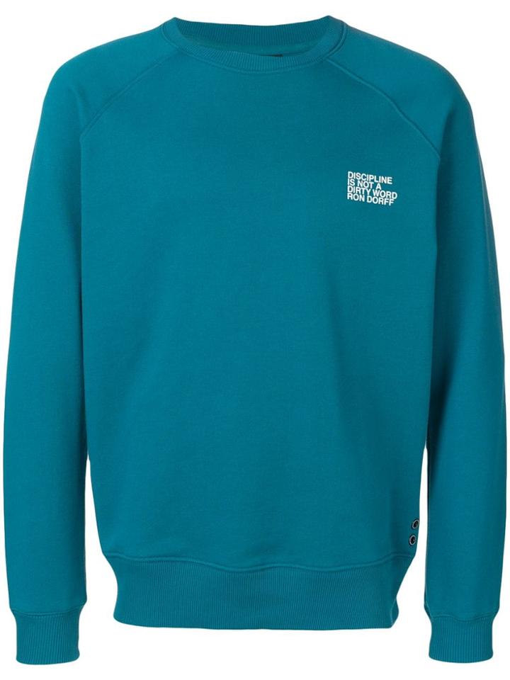 Ron Dorff Discipline Print Sweatshirt - Green