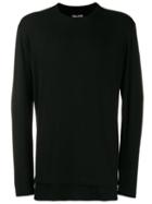 Yohji Yamamoto Oversized Layered-effect Sweatshirt - Black
