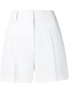 Michael Kors Collection Tailored Fitted Shorts - White