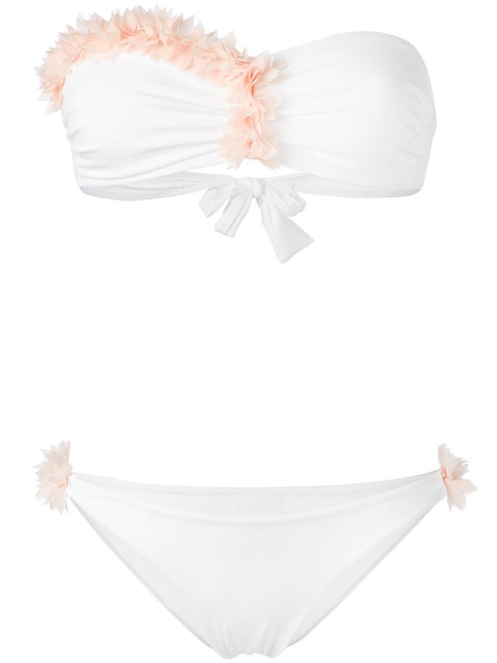 La Reveche - Dasha Bikini - Women - Polyamide/spandex/elastane - S, White, Polyamide/spandex/elastane