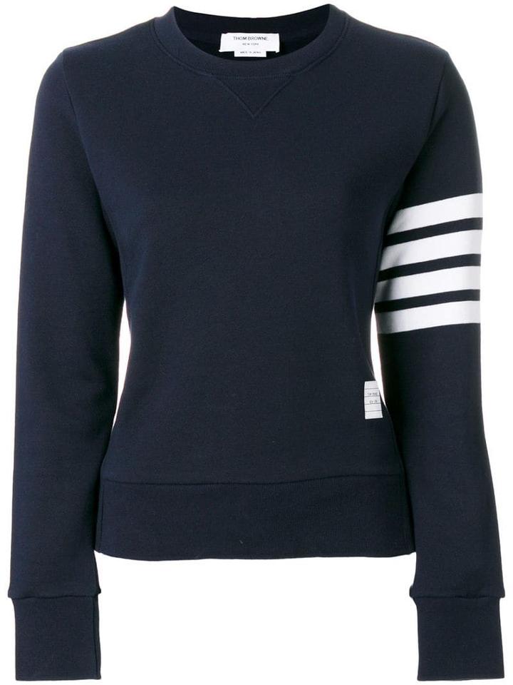 Thom Browne 4-bar Stripe Pullover - Blue