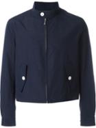 Thom Browne Cropped Jacket, Men's, Size: 3, Blue, Cotton/nylon/polyester
