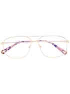 Chloé Eyewear Double Nose-bridge Glasses - Brown