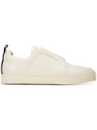 Pierre Hardy Leather Slider Sneakers - White