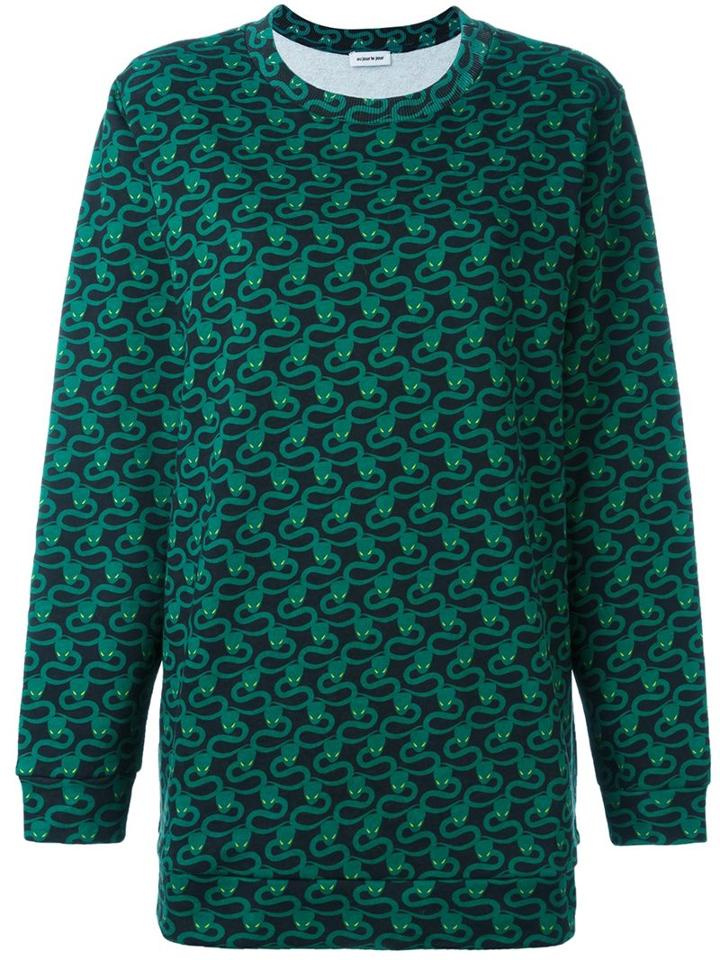 Au Jour Le Jour Snakes Print Sweatshirt