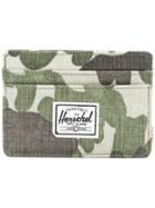 Herschel Supply Co. Camouflage Print Cardholder - Green