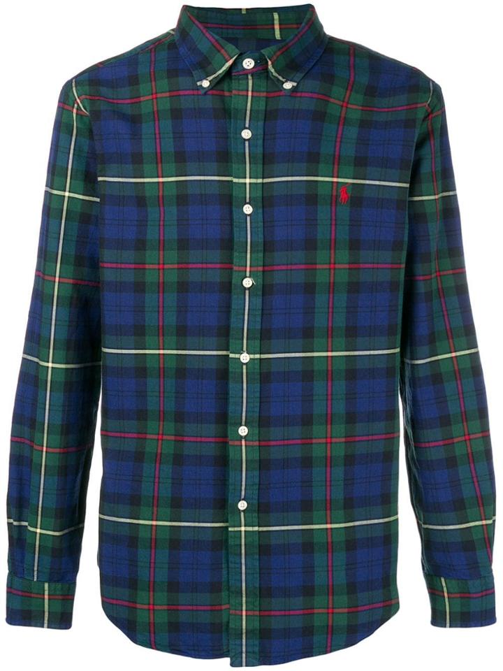 Polo Ralph Lauren Slim Fit Checked Shirt - Blue