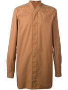 Rick Owens 'faun' Shirt, Men's, Size: 50, Brown, Cotton