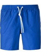 Lacoste Logo Detail Swim Shorts, Men's, Size: Xl, Blue, Polyamide/cotton