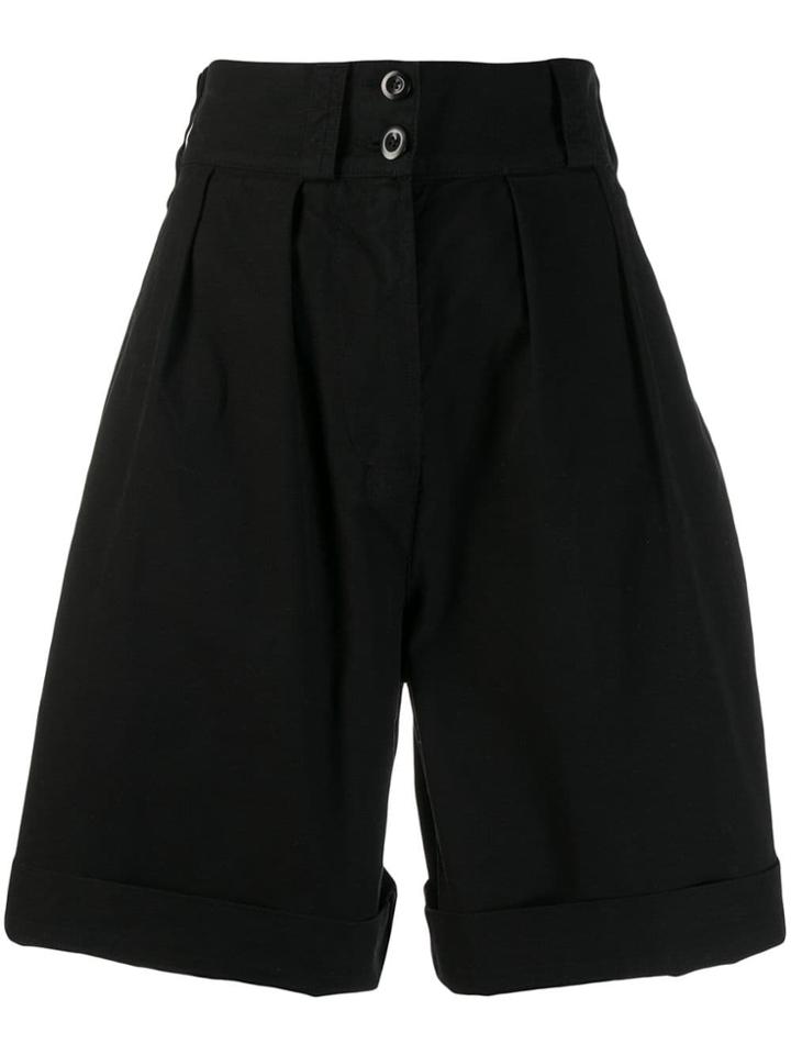 Margaret Howell High Waisted Shorts - Black