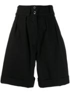 Margaret Howell High Waisted Shorts - Black